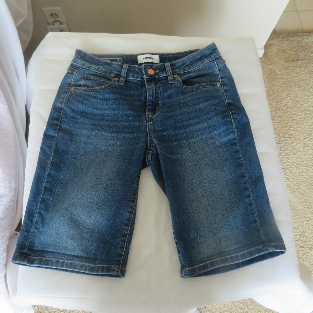 Sonoma‎ Bermuda Jean Shorts Size 6